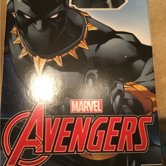 NEW 🤩🖤 BLACK PANTHER BUNDLE / Avengers Action Figure / Blk Panther Stickers 🖤 - Picture 2 of 13